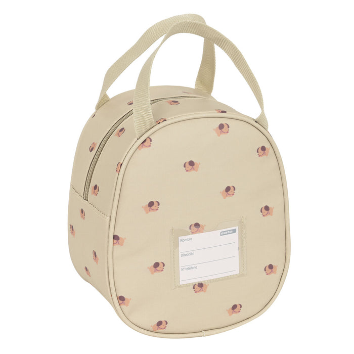 Geantă Termoizolantă pentru Gustări Safta Puppy 19 x 22 x 14 cm Bej