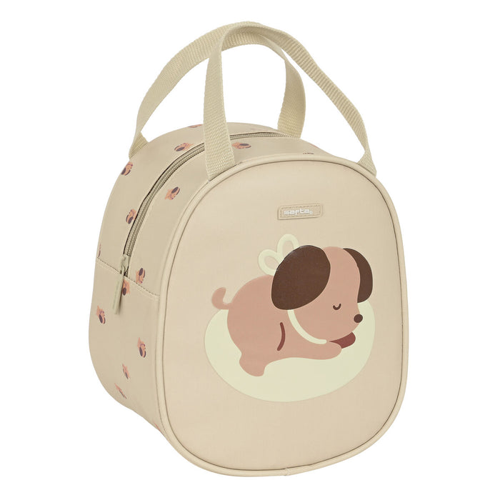 Geantă Termoizolantă pentru Gustări Safta Puppy 19 x 22 x 14 cm Bej