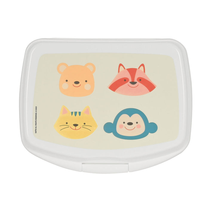 Cutie pentru Sandwich Safta Cabecitas 17 x 6 x 14 cm Crem
