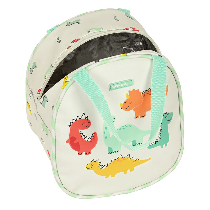 Geantă Termoizolantă pentru Gustări Safta Dinos 19 x 22 x 14 cm Crem