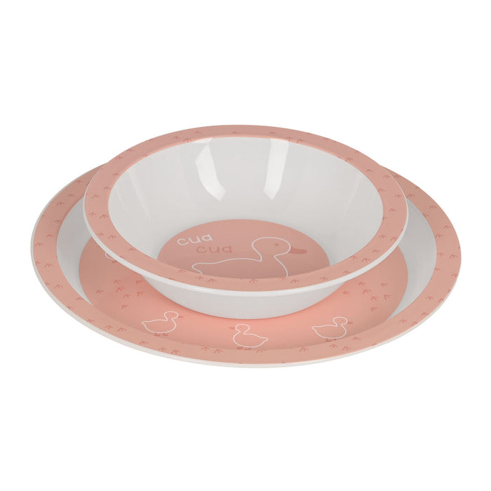 Set de Menaj pentru Copii Safta Patito (4 Piese)