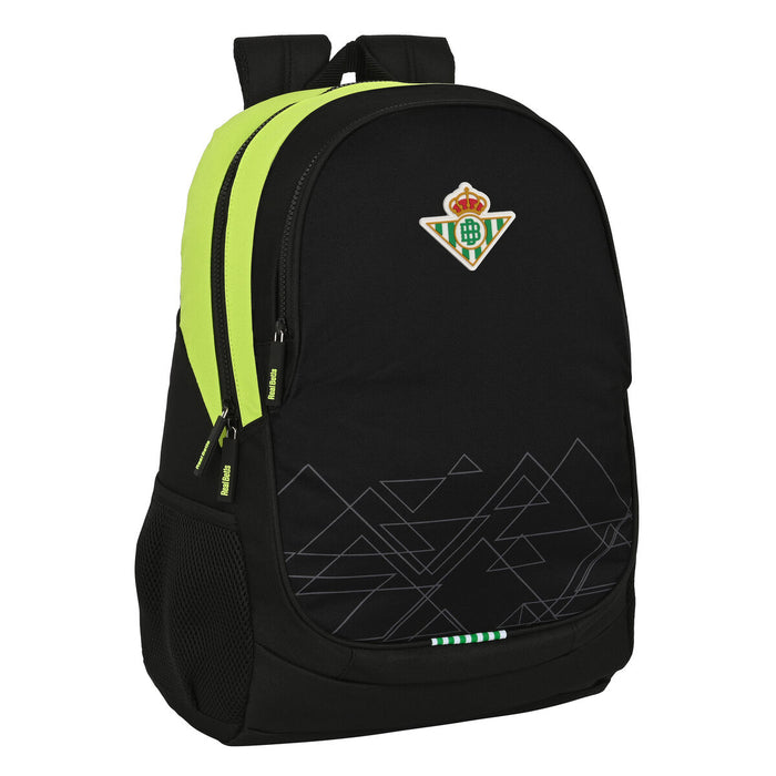 Ghiozdan Real Betis Balompié Negru Lămâie verde 32 x 44 x 16 cm