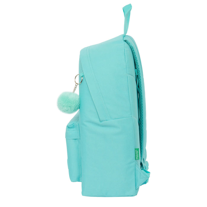 Ghiozdan Benetton Letter Verde 33 x 42 x 15 cm