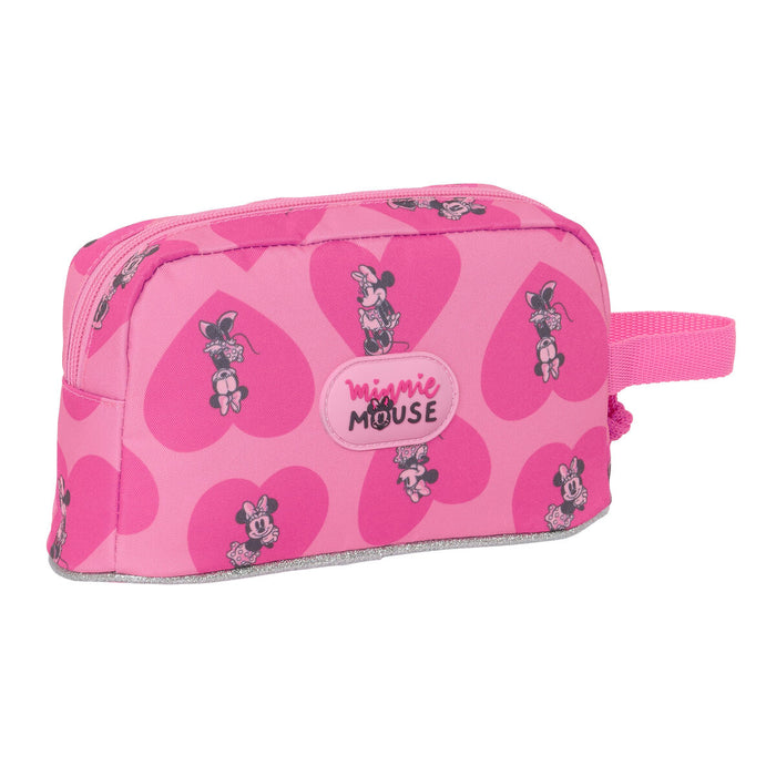 Geantă Termoizolantă pentru Gustări Minnie Mouse Loving Roz 21.5 x 12 x 6.5 cm