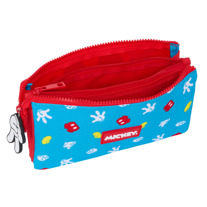 Penar dublu Mickey Mouse Clubhouse Fantastic Albastru Roșu 22 x 12 x 3 cm