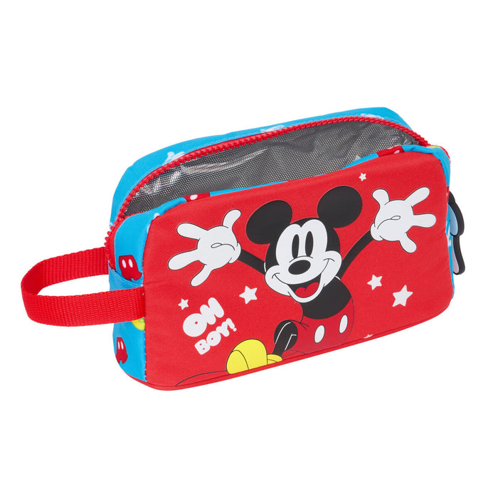 Geantă Termoizolantă pentru Gustări Mickey Mouse Clubhouse Fantastic Albastru Roșu 21.5 x 12 x 6.5 cm