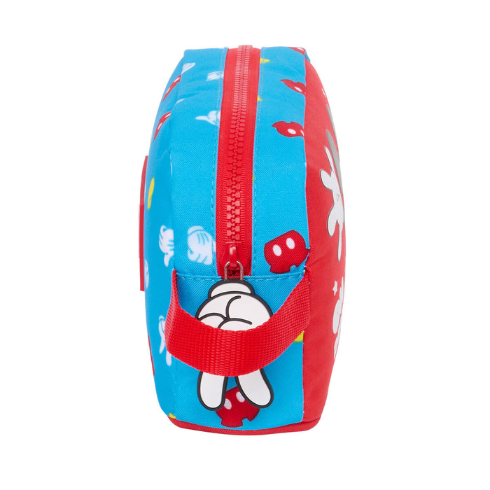 Geantă Termoizolantă pentru Gustări Mickey Mouse Clubhouse Fantastic Albastru Roșu 21.5 x 12 x 6.5 cm