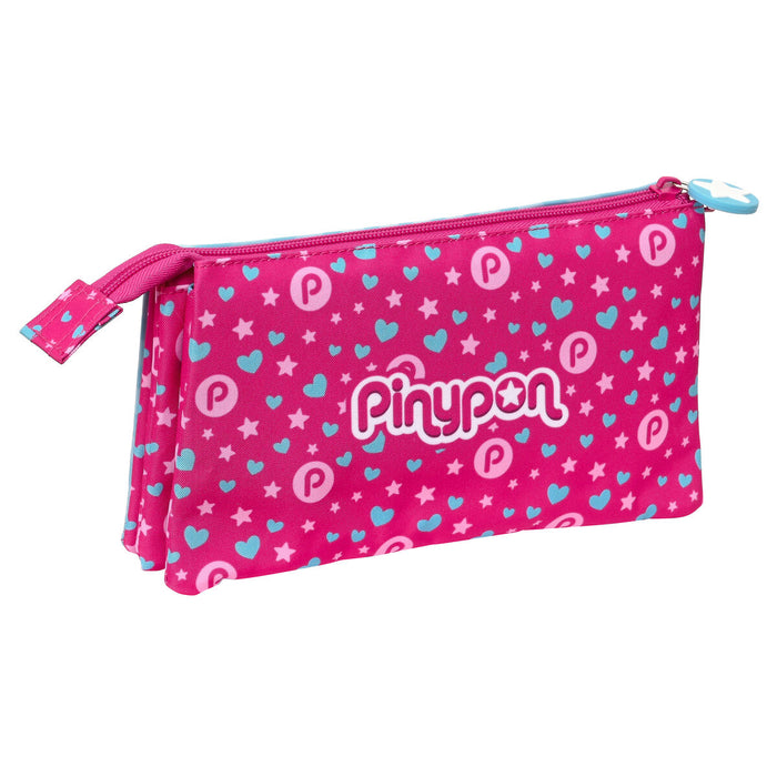 Penar dublu Pinypon Albastru Roz 22 x 12 x 3 cm