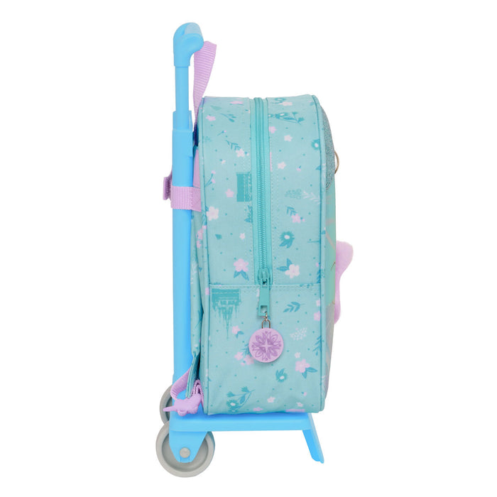 Ghiozdan cu Roți Frozen Hello spring Albastru 22 x 27 x 10 cm
