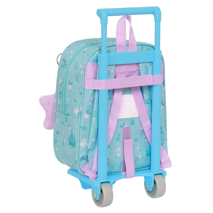 Ghiozdan cu Roți Frozen Hello spring Albastru 22 x 27 x 10 cm