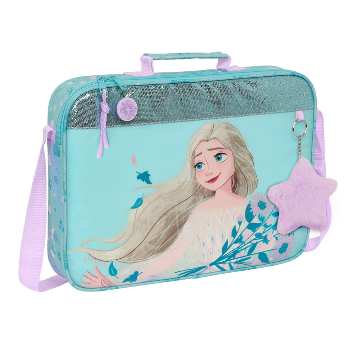ghiozdan de școală Frozen Hello spring Albastru deschis 38 x 28 x 6 cm