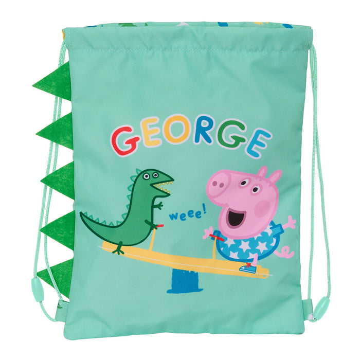 Geantă Rucsac cu Bretele Peppa Pig George Mentă 26 x 34 x 1 cm