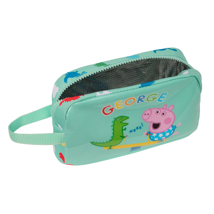 Geantă Termoizolantă pentru Gustări Peppa Pig Mentă 21.5 x 12 x 6.5 cm