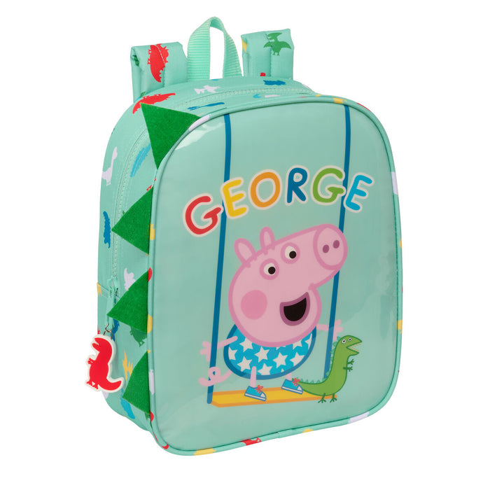 Rucsac pentru Copii Peppa Pig George Verde 22 x 27 x 10 cm