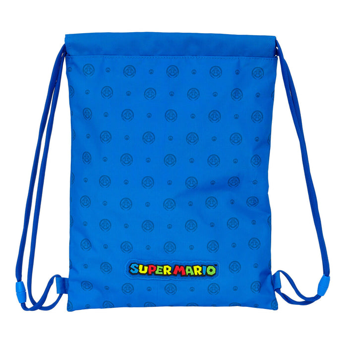 Geantă Rucsac cu Bretele Super Mario Play Albastru Roșu 26 x 34 x 1 cm