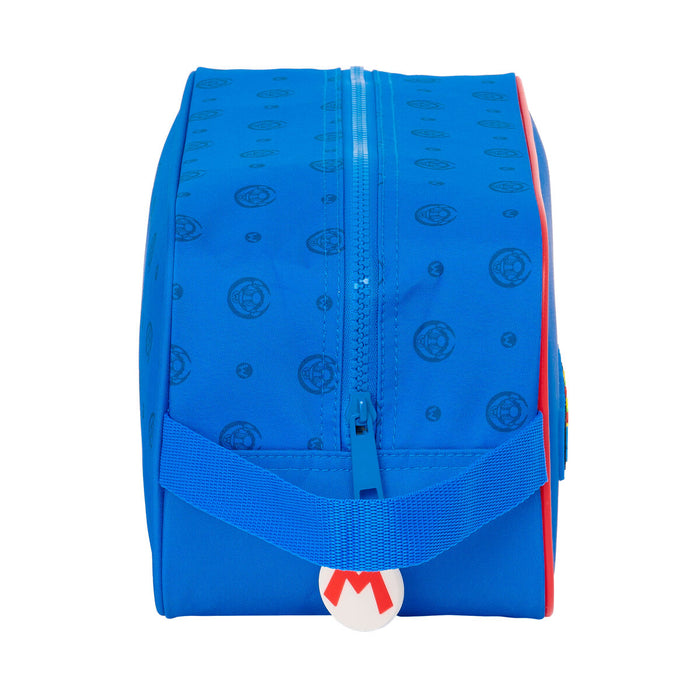 Geantă pentru Încălțăminte de Voiaj Super Mario Play Albastru Roșu 29 x 15 x 14 cm