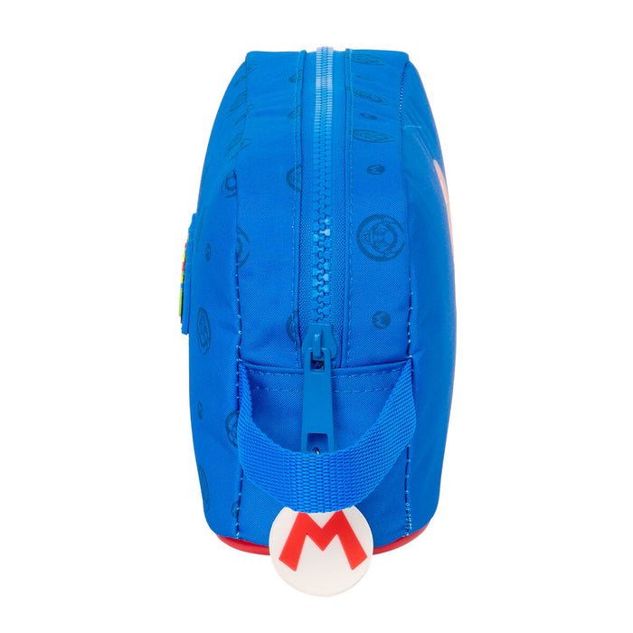 Geantă Termoizolantă pentru Gustări Super Mario Play Albastru Roșu 21.5 x 12 x 6.5 cm