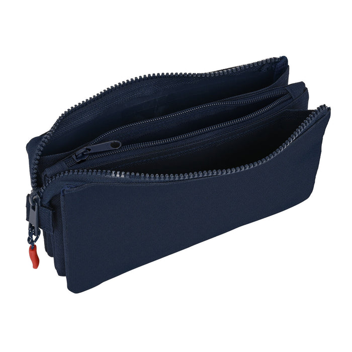Penar triplu Munich Flash Bleumarin 22 x 12 x 3 cm