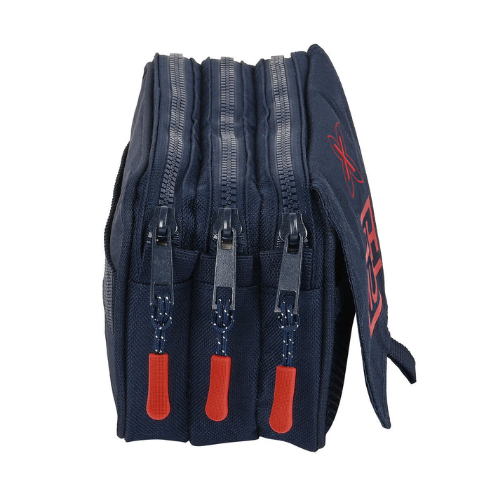 Penar triplu Munich Flash 21,5 x 10 x 8 cm Bleumarin