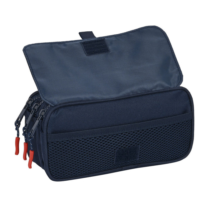 Penar triplu Munich Flash 21,5 x 10 x 8 cm Bleumarin