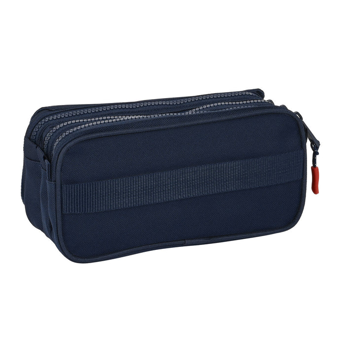 Penar triplu Munich Flash 21,5 x 10 x 8 cm Bleumarin