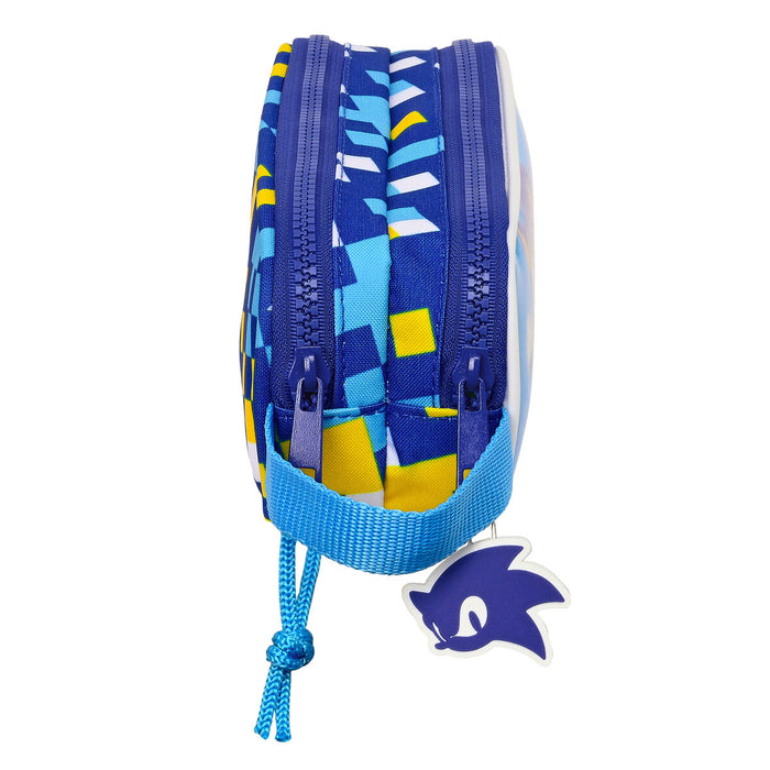Penar dublu Sonic Speed Albastru 21 x 8 x 6 cm