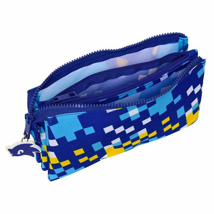 Penar triplu Sonic Speed 22 x 12 x 3 cm Albastru