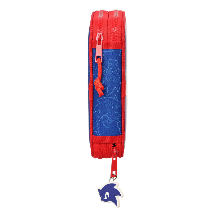 Creion dublu Sonic Let's roll Bleumarin 12.5 x 19.5 x 4 cm (28 Piese)