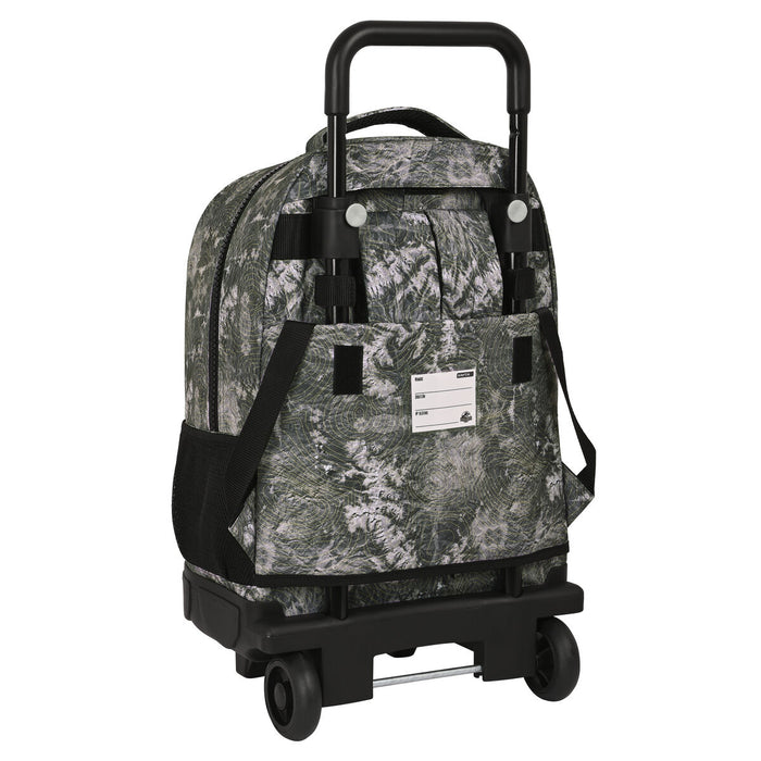 Ghiozdan cu Roți Jurassic World Warning Gri 33 X 45 X 22 cm