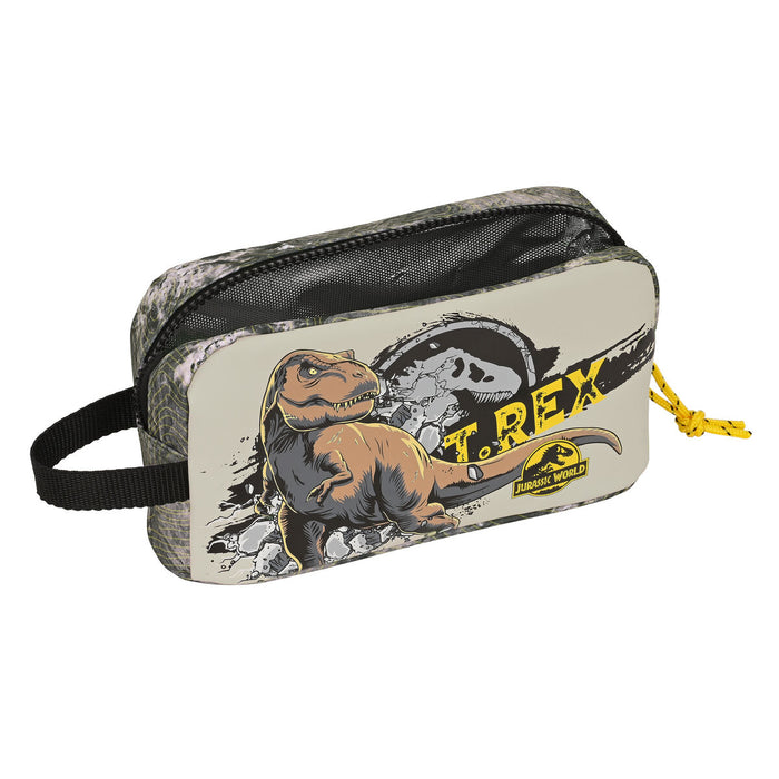 Geantă Termoizolantă pentru Gustări Jurassic World Warning Gri 21.5 x 12 x 6.5 cm