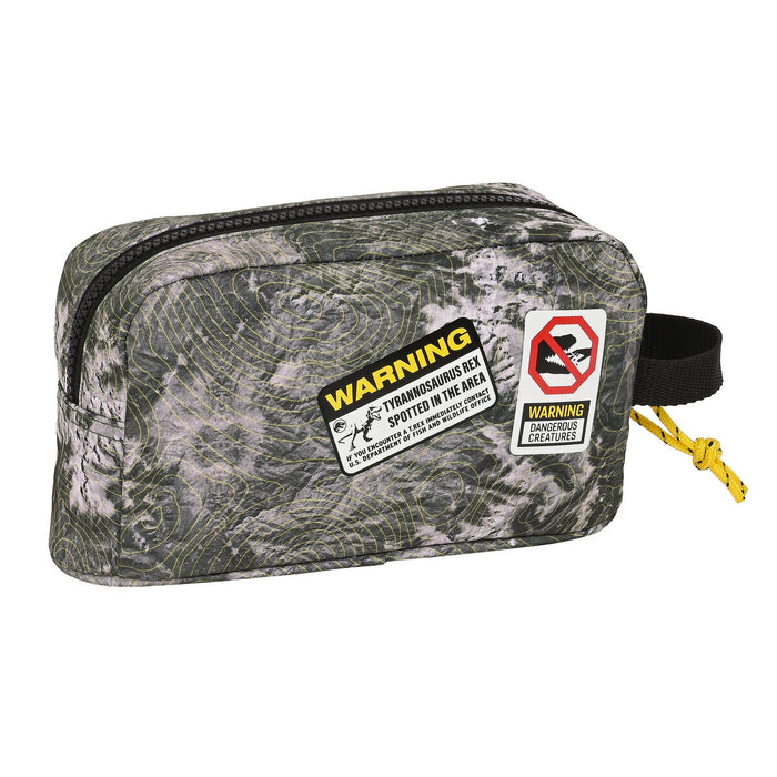 Geantă Termoizolantă pentru Gustări Jurassic World Warning Gri 21.5 x 12 x 6.5 cm