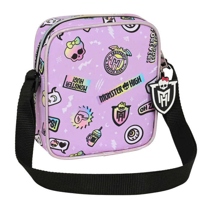 Geantă Bandulieră Monster High Best boos Liliachiu 16 x 18 x 4 cm