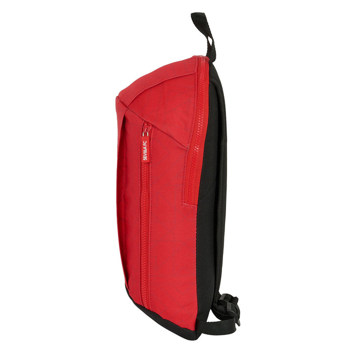 Rucsac de drumeție Sevilla Fútbol Club Negru Roșu 22 x 39 x 10 cm