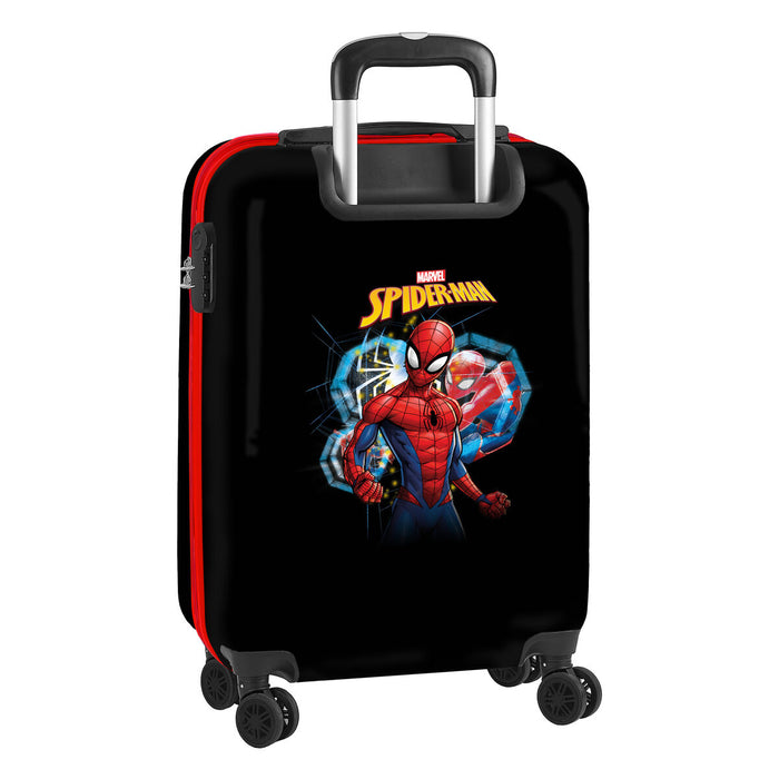 Valiză de cabină Spider-Man Hero Negru 20'' 34,5 x 55 x 20 cm