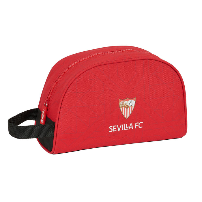 Trusă de Voiaj Sevilla Fútbol Club Negru Roșu Poliester 600D 28 x 18 x 10 cm