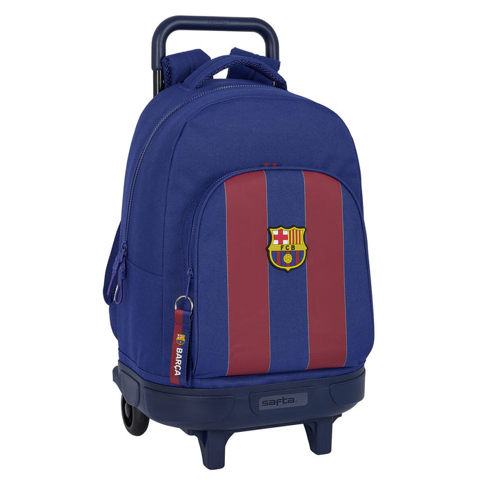 Ghiozdan cu Roți F.C. Barcelona Roșu Bleumarin 33 X 45 X 22 cm