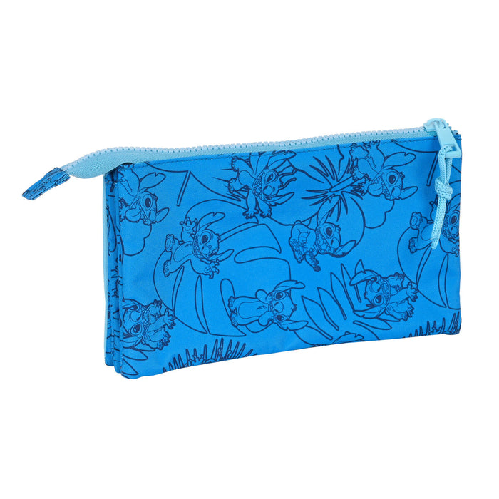 Penar Școlar Stitch Albastru 22 x 12 x 3 cm