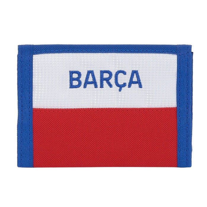 Portmoneu F.C. Barcelona Albastru Castaniu 12.5 x 9.5 x 1 cm