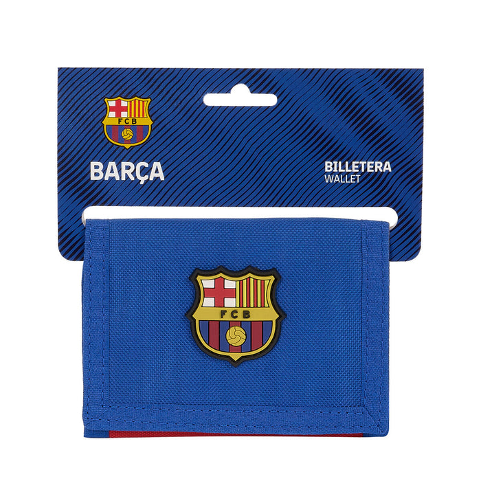 Portmoneu F.C. Barcelona Albastru Castaniu 12.5 x 9.5 x 1 cm