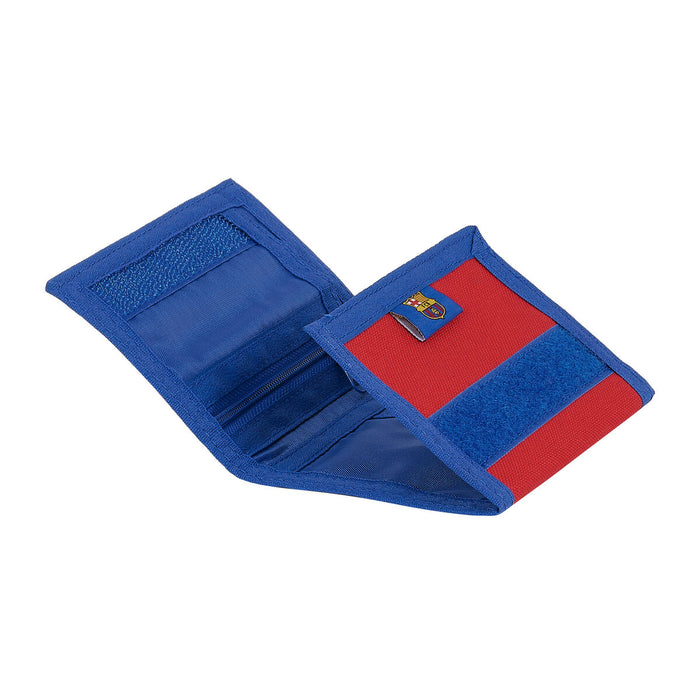 Portmoneu F.C. Barcelona Albastru Castaniu 12.5 x 9.5 x 1 cm