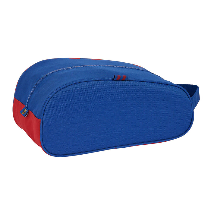 Geantă pentru Încălțăminte de Voiaj F.C. Barcelona Albastru Castaniu 34 x 15 x 18 cm
