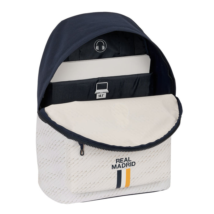 Rucsac pentru Laptop Real Madrid C.F. Alb 31 x 41 x 16 cm