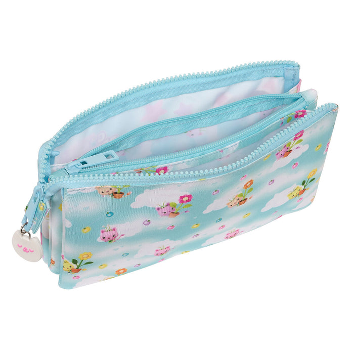 Penar dublu Gabby's Dollhouse Albastru 22 x 12 x 3 cm