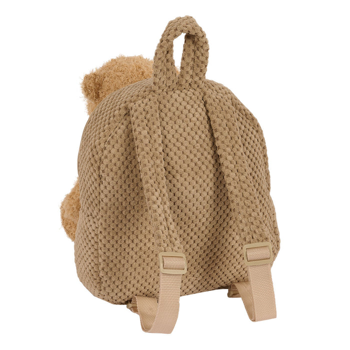 Rucsac pentru Copii Safta Urs de Pluș Maro 23 x 27 x 7,5 cm