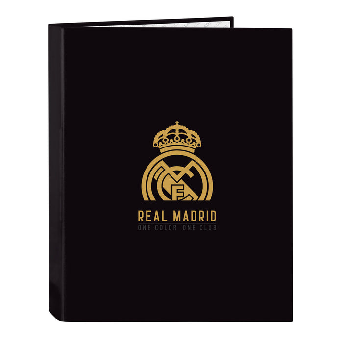 Biblioraft Real Madrid C.F. Negru A4 26.5 x 33 x 4 cm