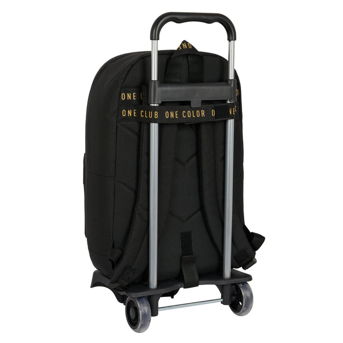 Ghiozdan cu Roți Real Madrid C.F. Negru 31 x 47 x 15 cm