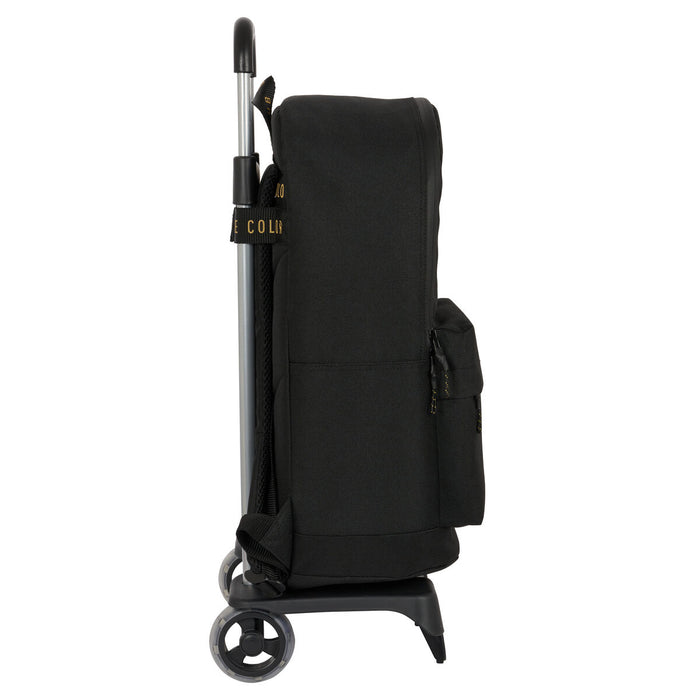 Ghiozdan cu Roți Real Madrid C.F. Negru 31 x 47 x 15 cm