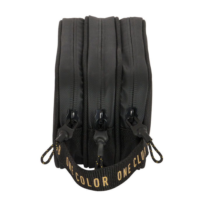 Penar triplu Real Madrid C.F. Negru 21 x 8.5 x 7 cm