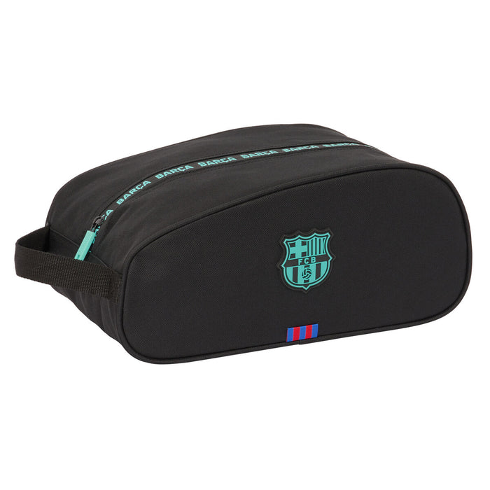 Geantă pentru Încălțăminte de Voiaj F.C. Barcelona Negru 34 x 15 x 18 cm