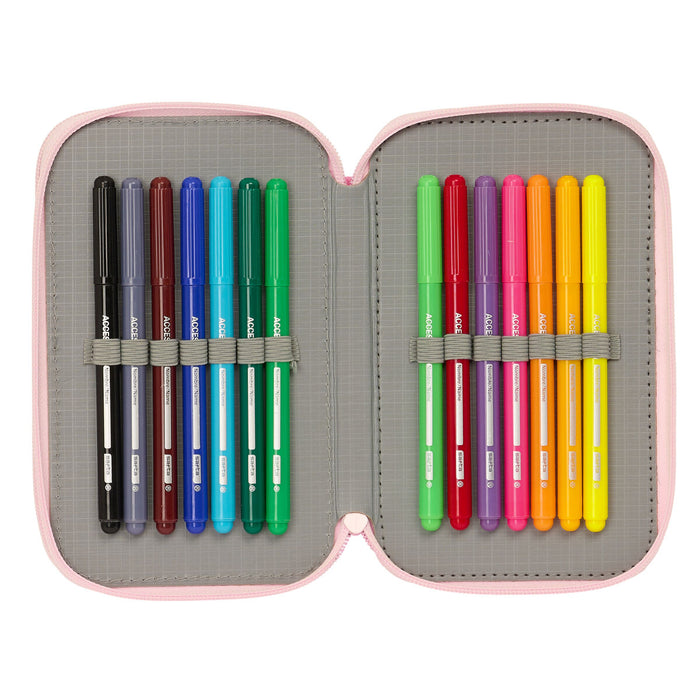 Creion dublu Princesses Disney Summer adventures Roz 12.5 x 19.5 x 4 cm (28 Piese)